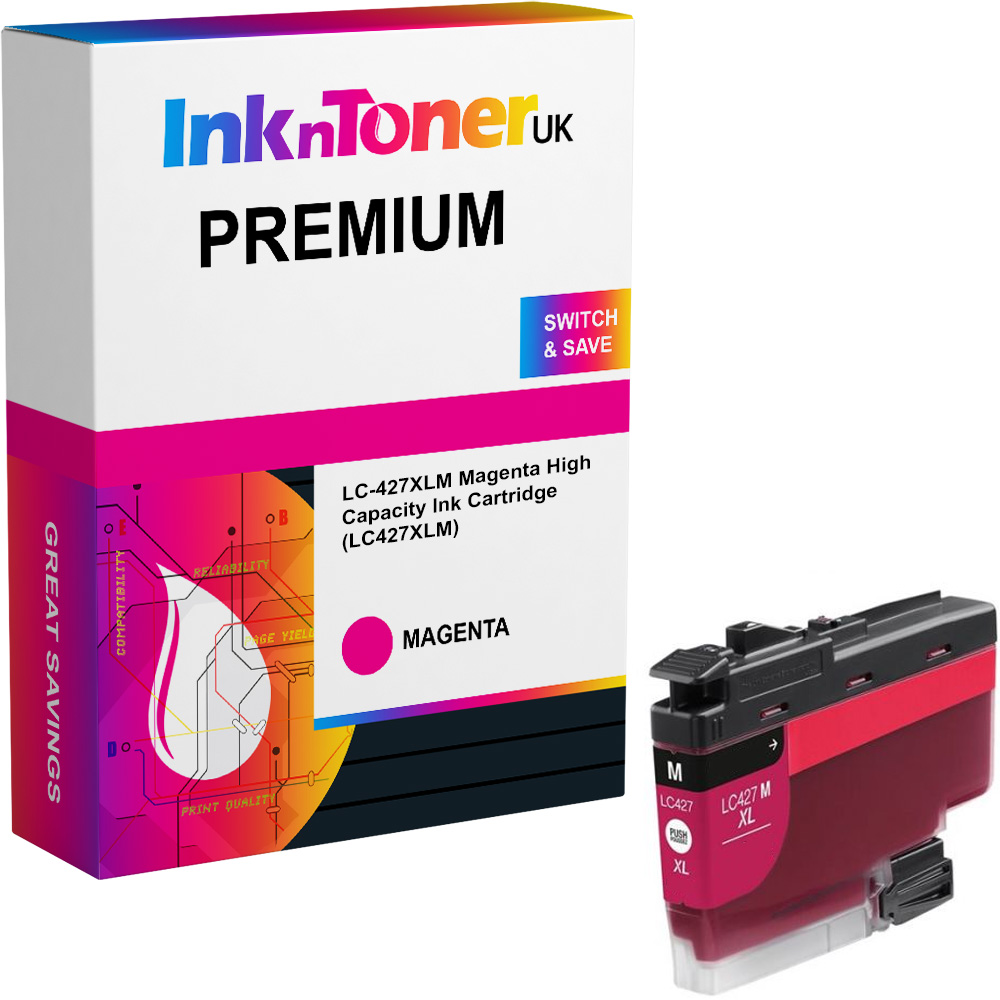 Premium Compatible Brother LC-427XLM Magenta High Capacity Ink Cartridge (LC427XLM)