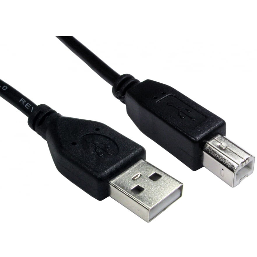 Original Premium USB Cable 1m USB 2.0 USB A to USB B Black (99CDL2-101)
