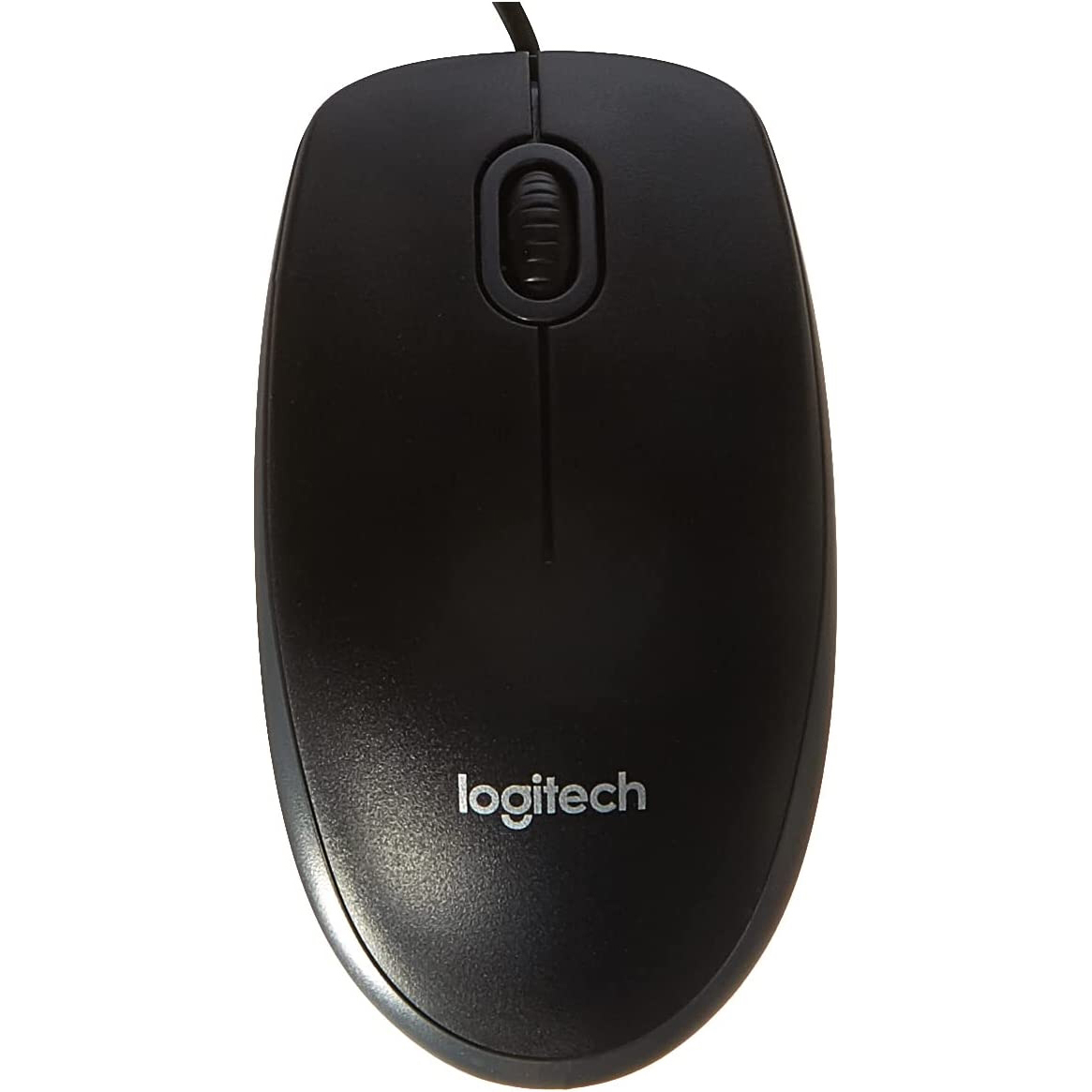 Original Logitech B100 Optical USB Mouse Black Ambidextrous USB Type-A Optical 800 DPI (910-003357)