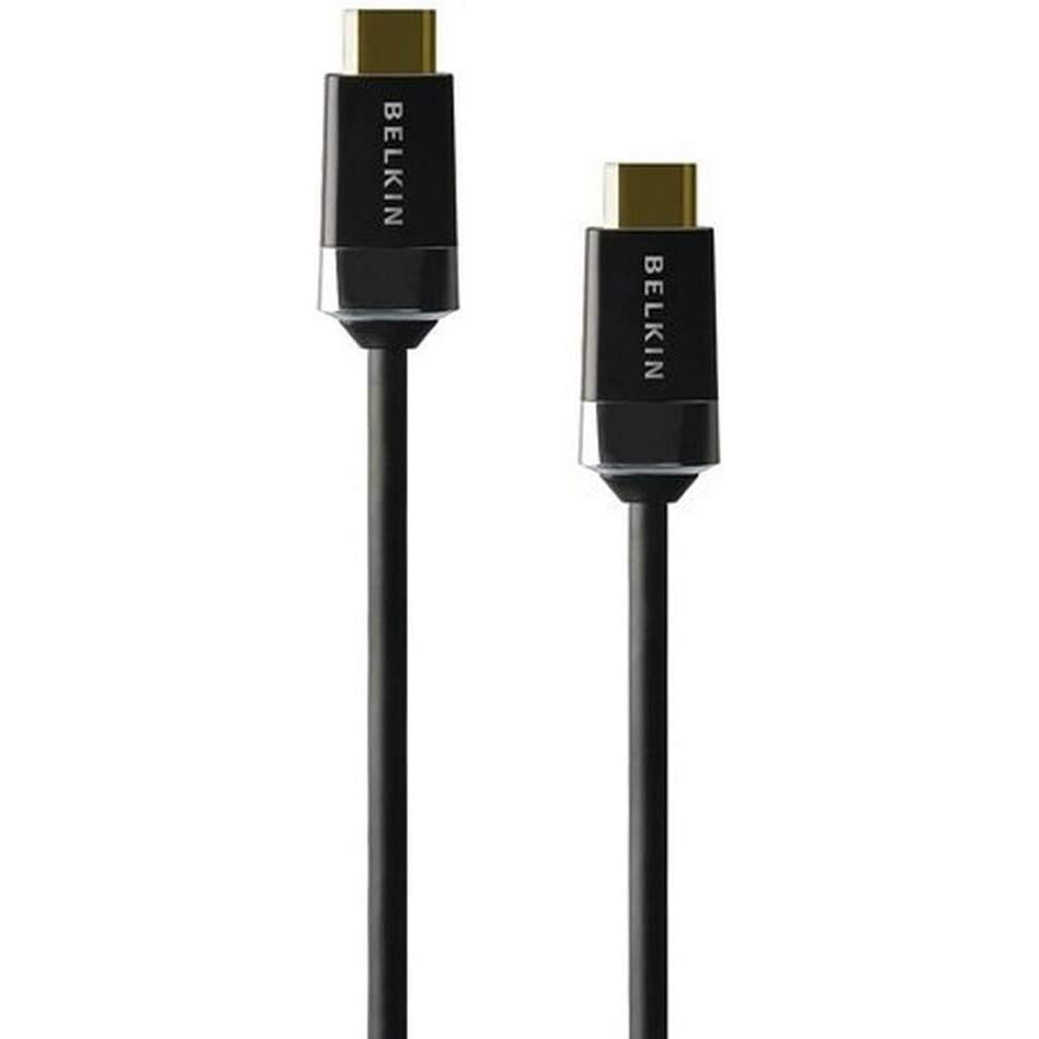 Original Belkin High Speed HDMI 2m HDMI Cable HDMI Type A (Standard) Black (HDMI0018G-2M)