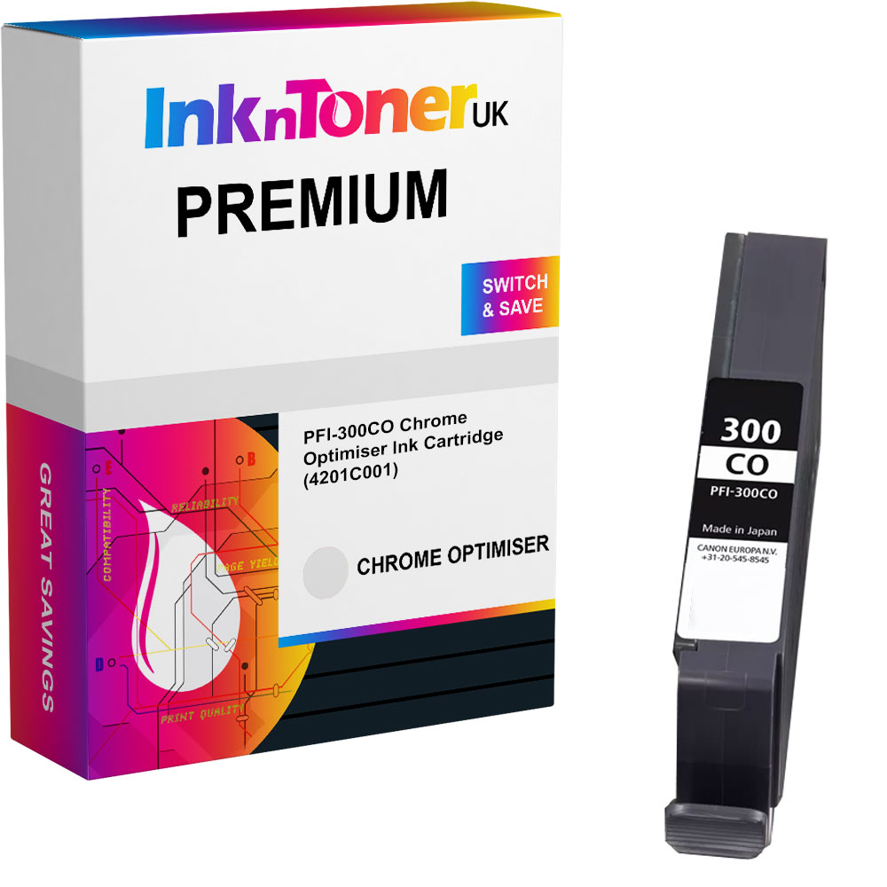 Premium Compatible Canon PFI-300CO Chrome Optimiser Ink Cartridge (4201C001)