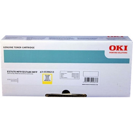 Original OKI 45396213 Yellow Toner Cartridge (45396213)
