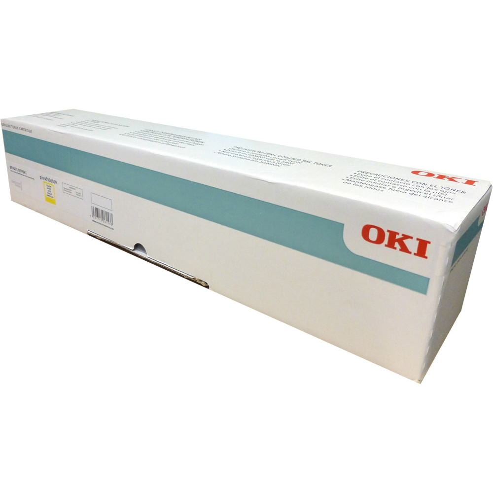Original OKI 45536509 Yellow Toner Cartridge (45536509)
