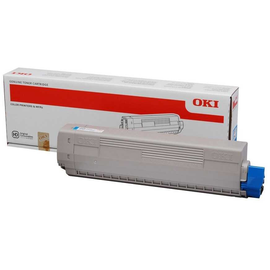 Original OKI 46298003 Neon Cyan Toner Cartridge (46298003)