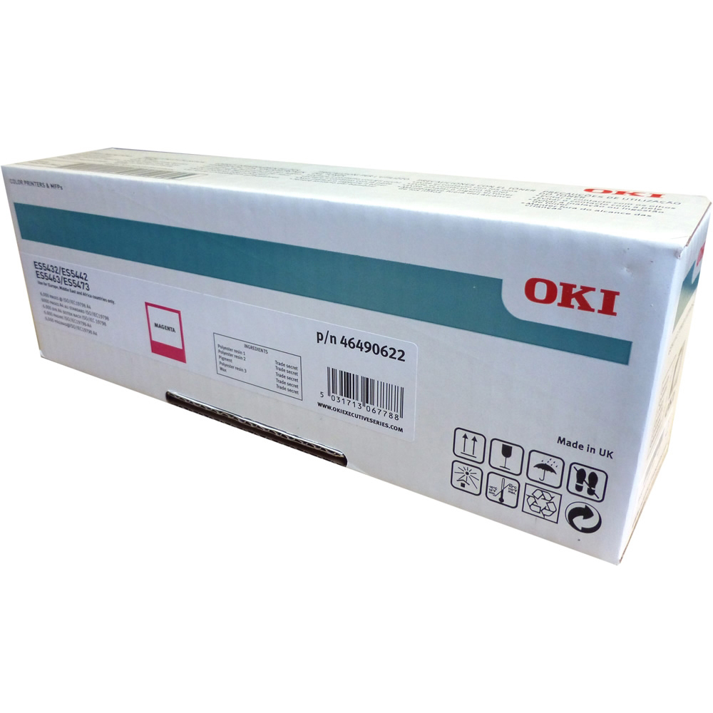 Original OKI 46490622 Magenta Toner Cartridge (64690622)