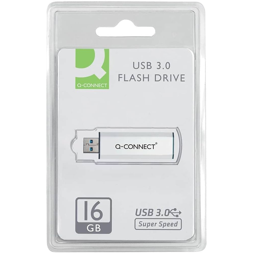 Original Q-Connect Usb 3.0 Slider 16Gb Drive (KF16369)