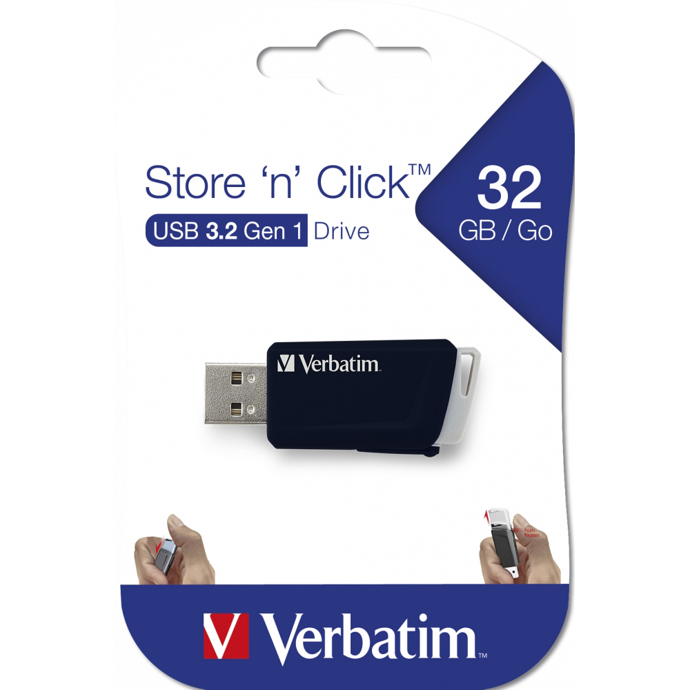 Original Verbatim Store And Click Usb 32Gb (49307)