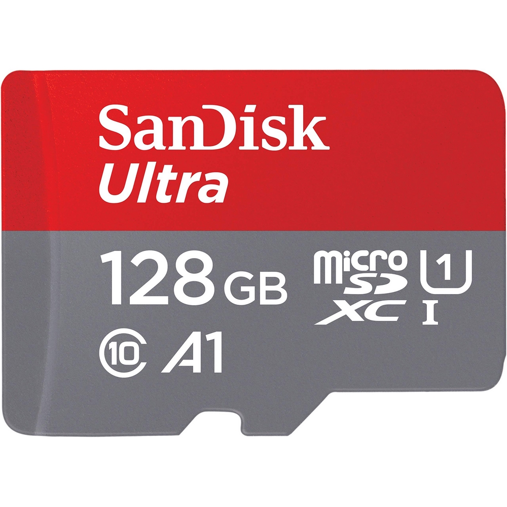 Original Sandisk 128Gb Ultra Class 10 Uhs-I Microsd Memory Card (SDSQUNR-128G-GN3MN)