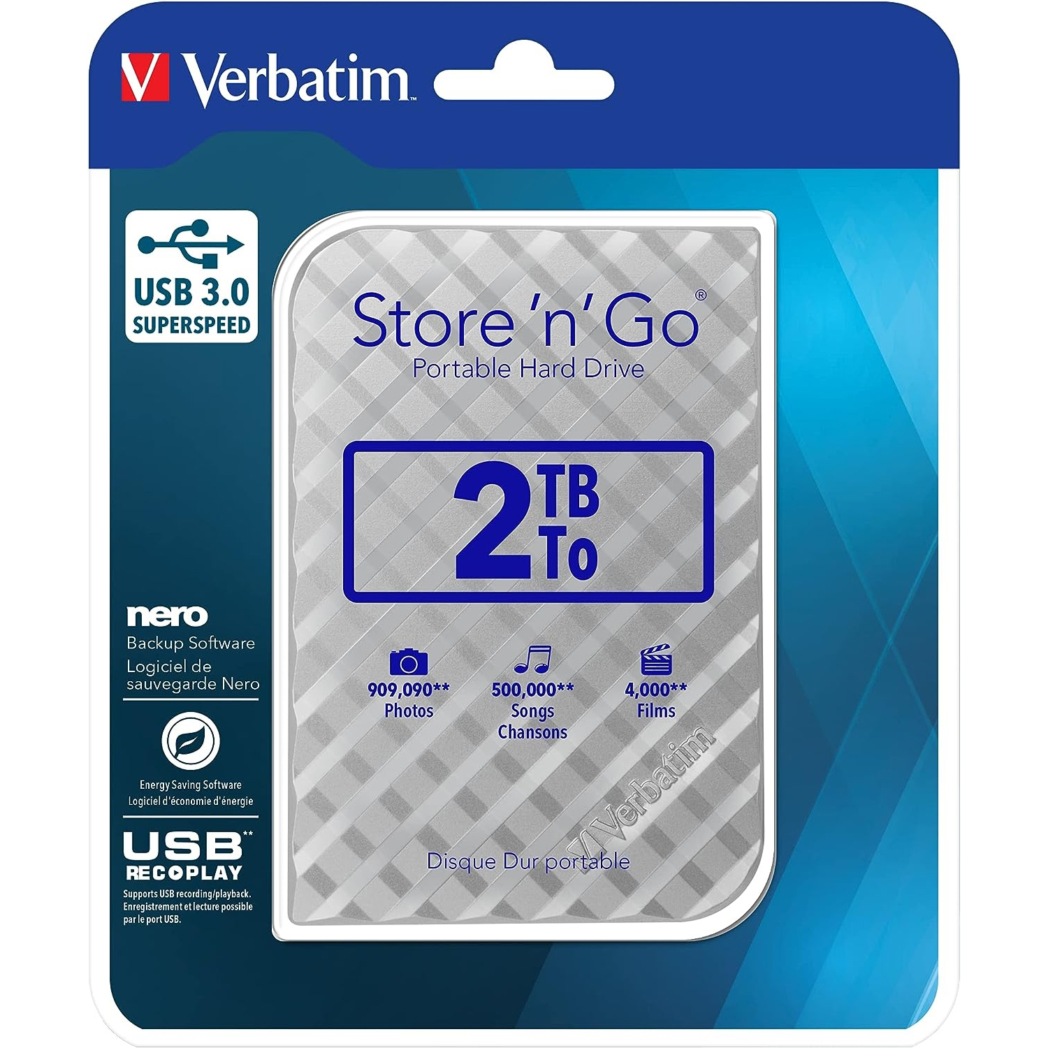 Original Verbatim Store N Go Gen 2 Hdd 2Tb Sv (53198)