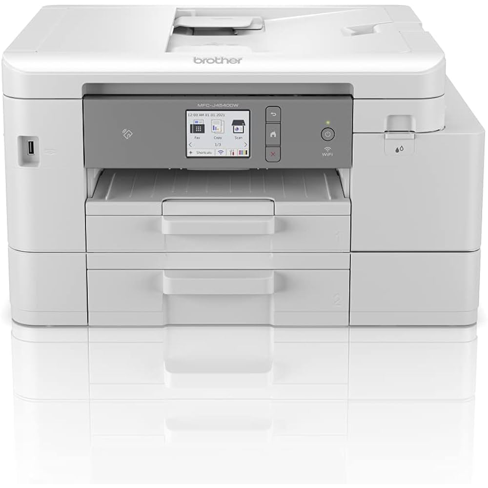 Original Brother Mfcj4540Dw A4 Colour Inkjet Multifunction Printer (MFCJ4540DWZU1)