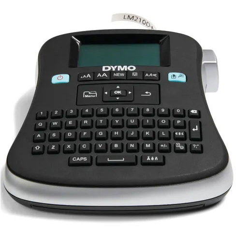 Original Dymo Labelmanager 210D Kitcase Desktop Label Printer Qwerty Keyboard Black/Silver (2094492)