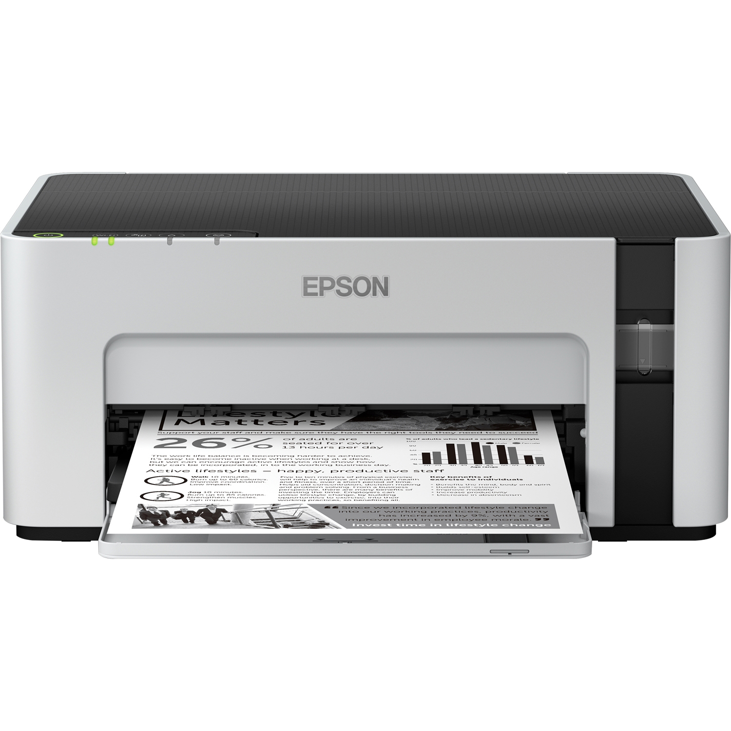 Original Epson Ecotank M1120 A4 Mono Inkjet Printer (C11CG96402BY)