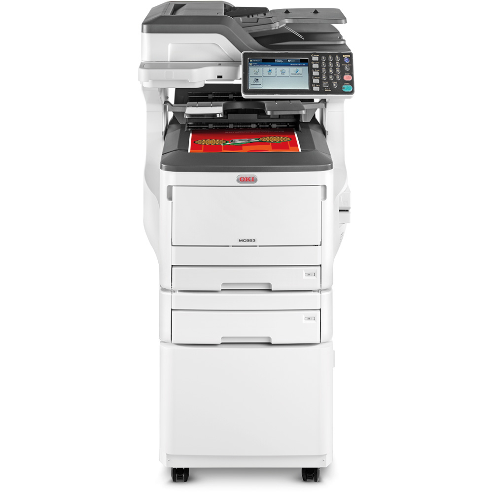 Original Oki Mc853Dnct 4 In 1 A3 Colour Multifunction Laser Printer (45850604)