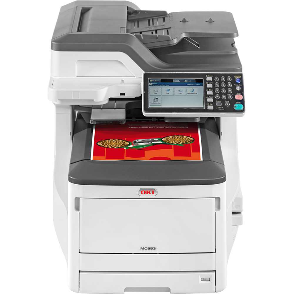 Original Oki Mc853Dn 4 In 1 A3 Colour Network Multifunction Laser Printer (45850603)