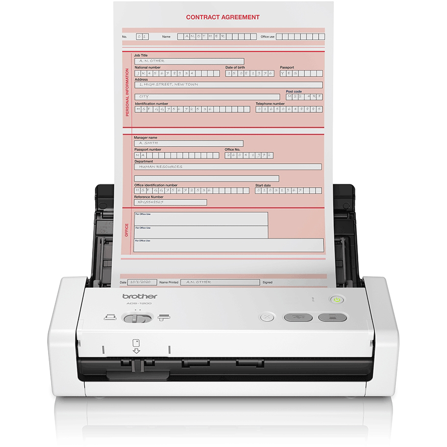 Original Brother Ads1200 Portable Document Scanner (ADS1200ZU1)
