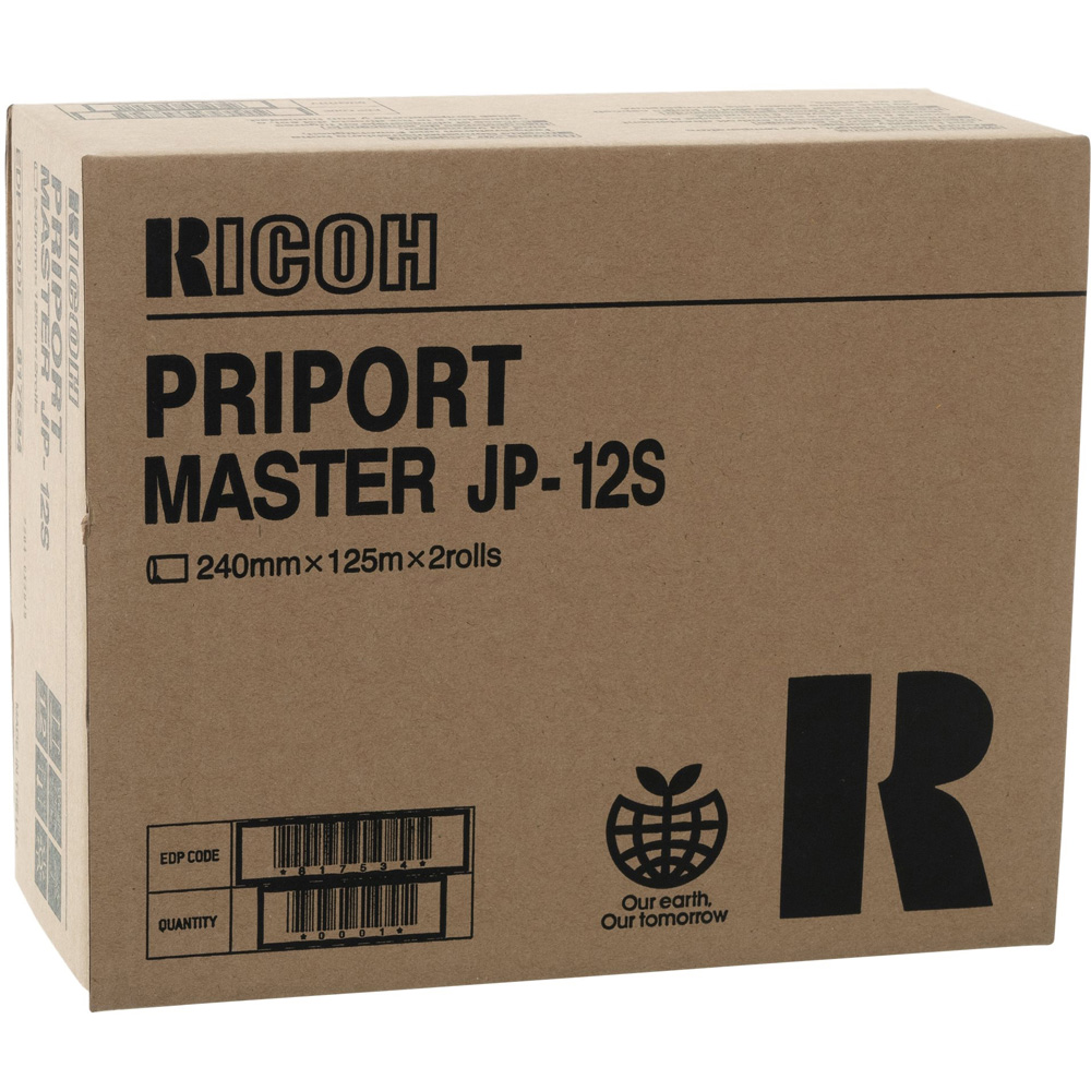 Original Ricoh Priport Jp1210 Master 2 Pack 817534 Jp12S (JP12-S)