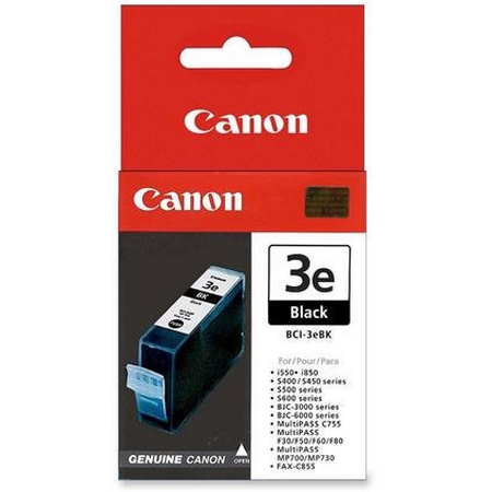 Original Canon BCI-3EPBK Black Ink Cartridge (4485A002)