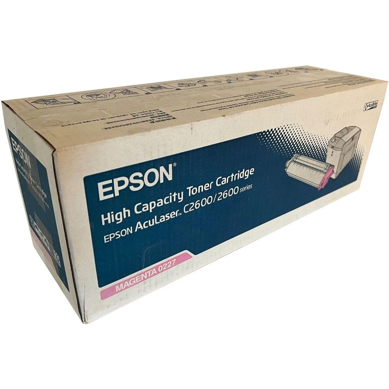 Original Epson S050227 Magenta High Capacity Toner Cartridge (C13S050227)
