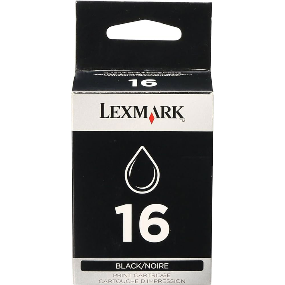 Original Lexmark 16 Black High Capacity Ink Cartridge (10N0016E)