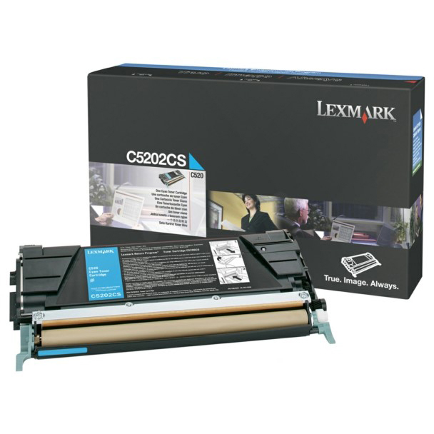 Original Lexmark C5202Cs Cyan Rp Toner Cartridge 1K5 (00C5202CS)