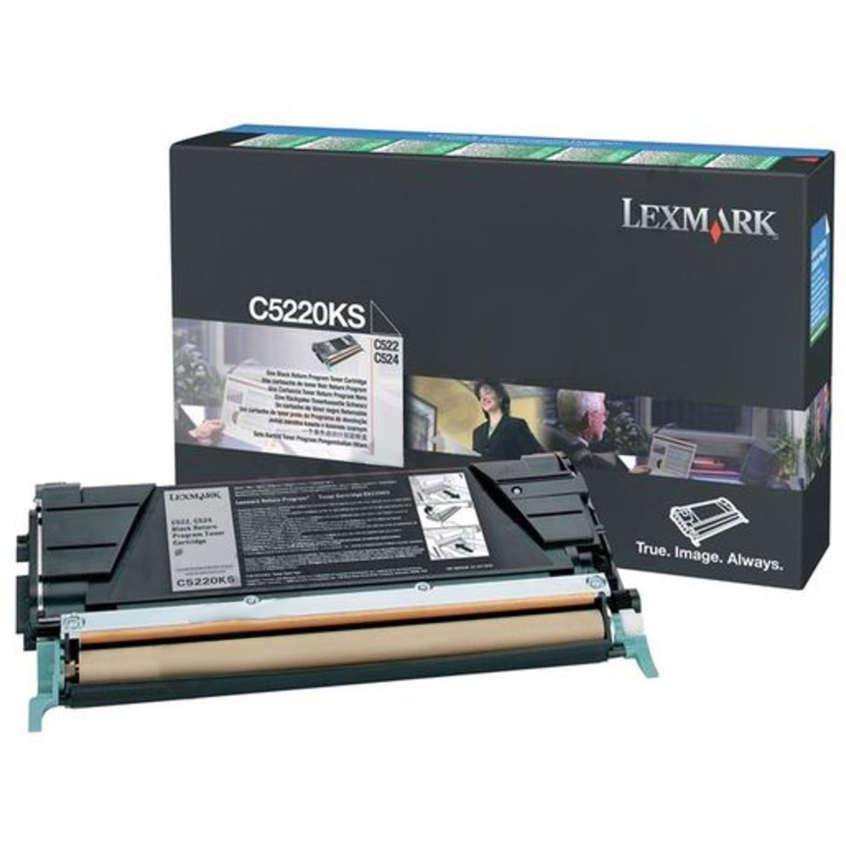 Original Lexmark C5202Ks Black Rp Toner Cartridge 1K5 (00C5202KS)