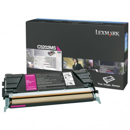 Original Lexmark C5202Ms Magenta Rp Toner Cartridge 1K5 (00C5202MS)