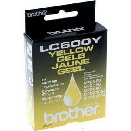 Original Brother LC600Y Yellow Ink Cartridge (LC600Y)