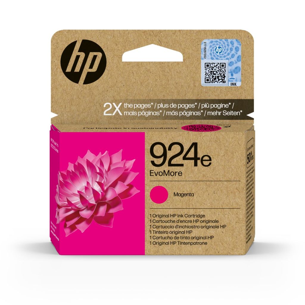 Original HP 924E Magenta High Capacity Ink Cartridge (4K0U8NE)