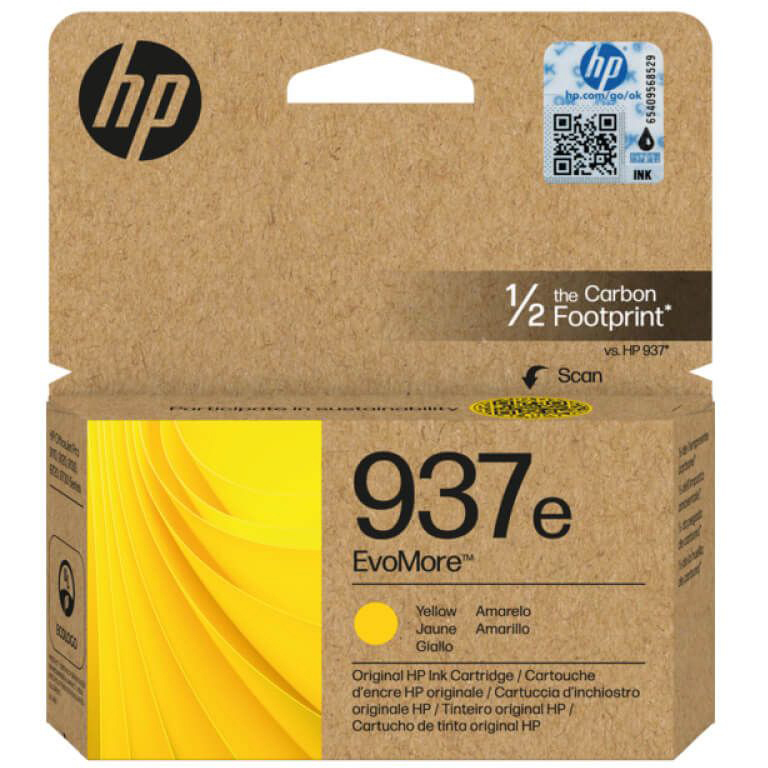 Original HP 937E Yellow High Capacity Ink Cartridge (4S6W8NE)
