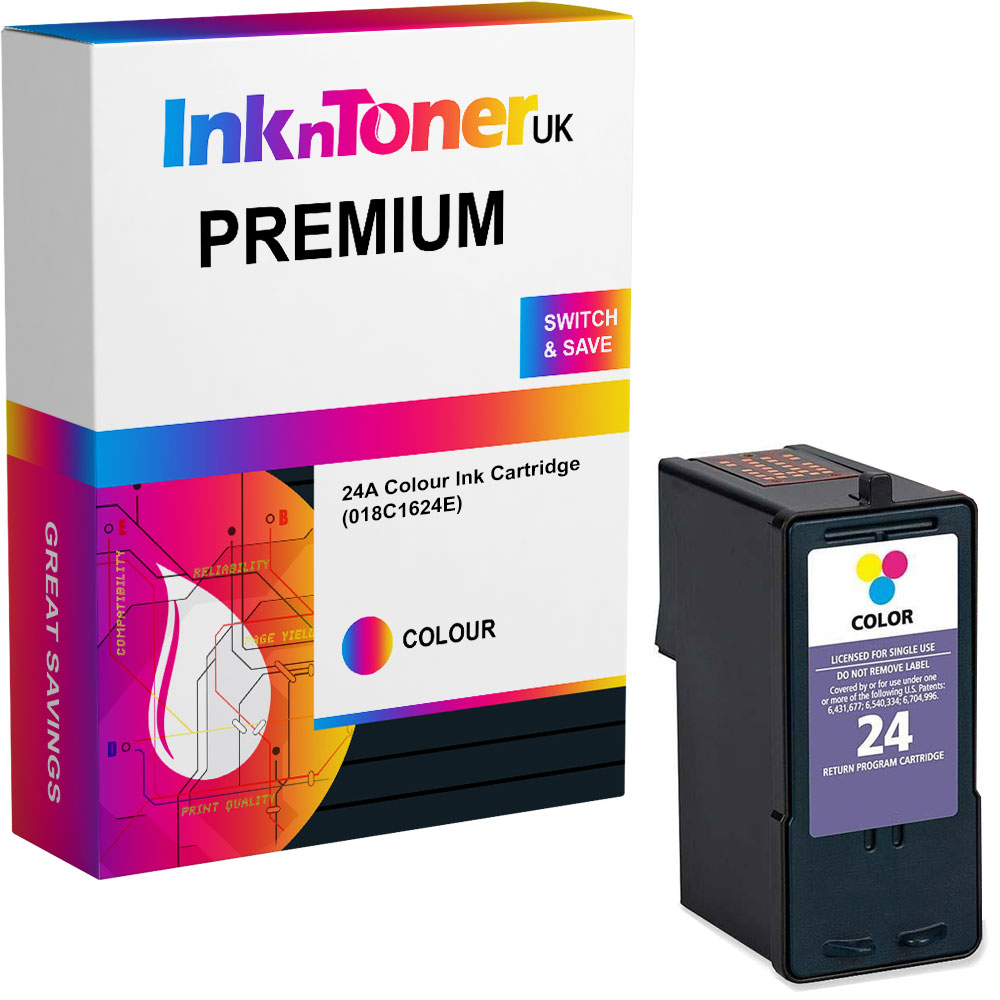 Premium Compatible Lexmark 24A Colour Ink Cartridge (018C1624E)