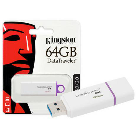 Original Kingston DataTraveler 64GB USB 3.0/3.1 Flash Drive (DTIG4/64GB)