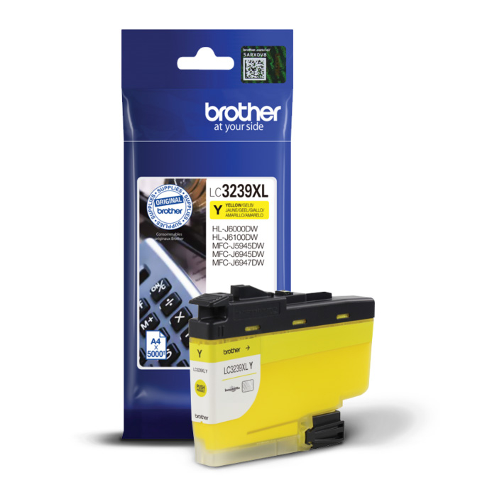 Original Brother LC-3239XLY High Capacity Yellow Ink Cartridge (LC3239XLY)