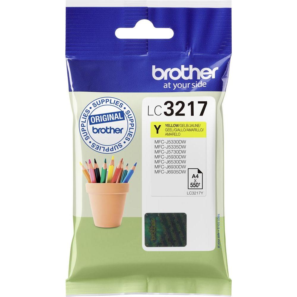 Original Brother LC3217Y Yellow Ink Cartridge (LC3217Y)