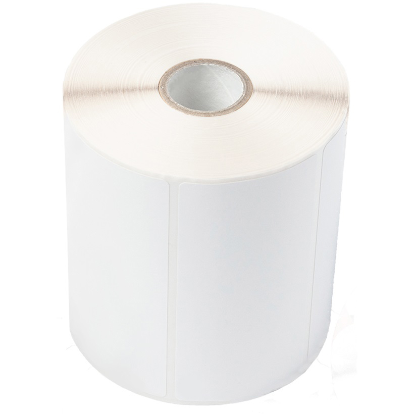 Original Brother White 102mm x 74mm Uncoated Thermal Transfer Die-Cut White Label Roll (BUS1J074102121)