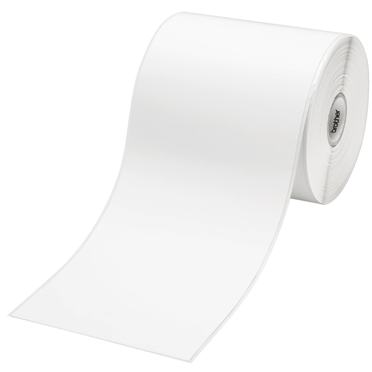 Original Brother RD-S01E2 White 102mm x 44.3M Continuous Label Roll Tape (RDS01E2)