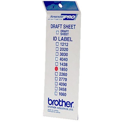Original Brother ID1850 18 x 50 mm Printer Label - 12 Labels (ID1850)