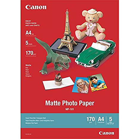 Original Canon MP-101 170gsm A4 Photo Paper - 5 sheets (7981A042)