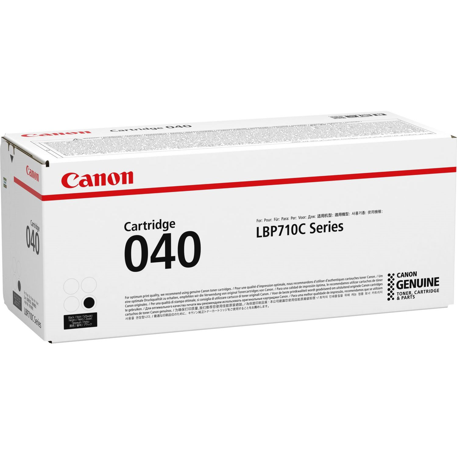 Original Canon 040 Black Toner Cartridge (0460C001)