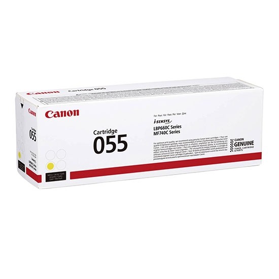 Original Canon 055 Yellow Toner Cartridge (3013C002)