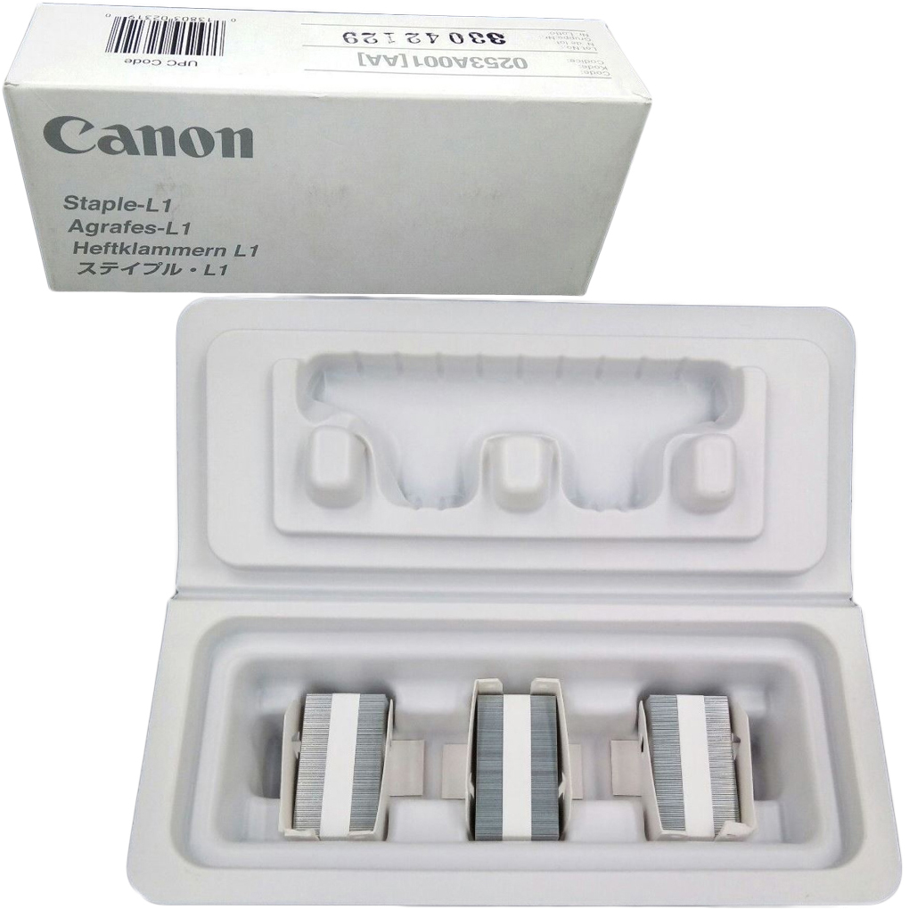 Box contains 3 cartridges X1 CANON STAPLE CARTRIDGE