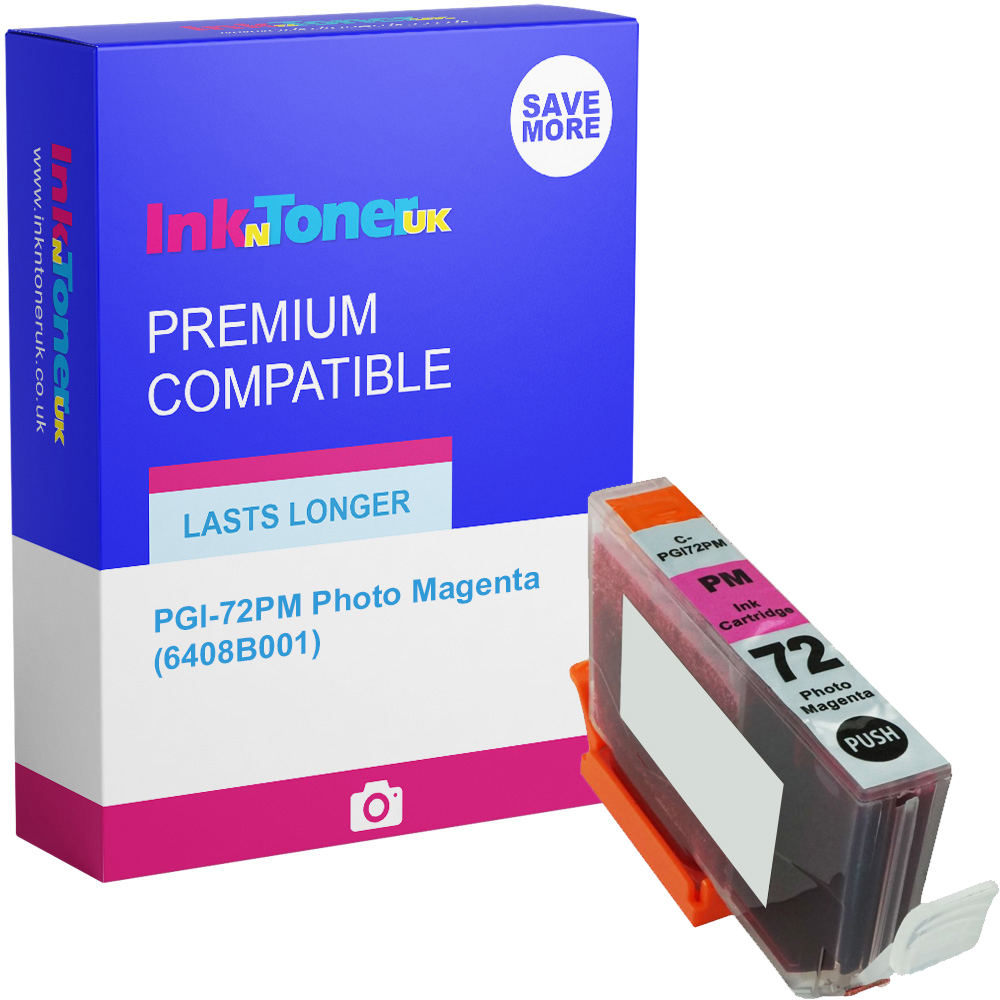 Premium Compatible Canon PGI-72PM Photo Magenta Ink Cartridge (6408B001)