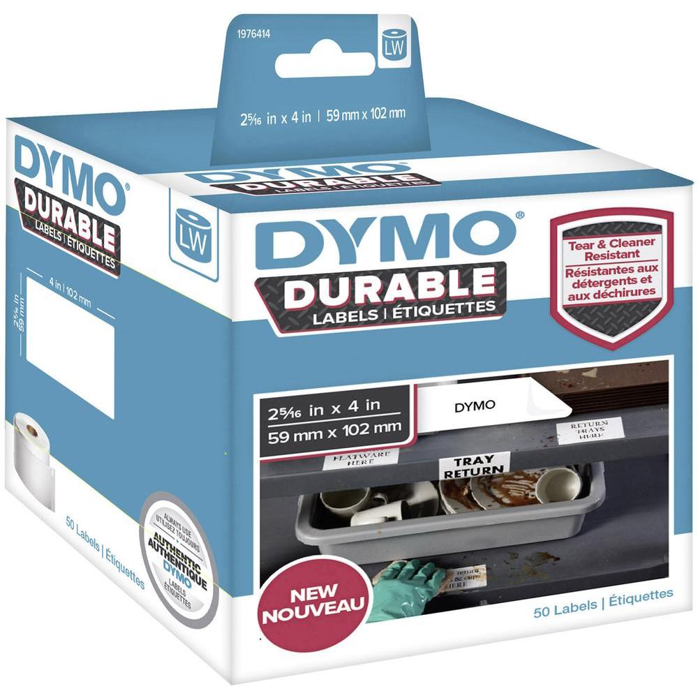 Original Dymo 1976414 White 59mm x 102mm Durable Label Roll Tape - 50 Labels (1976414)
