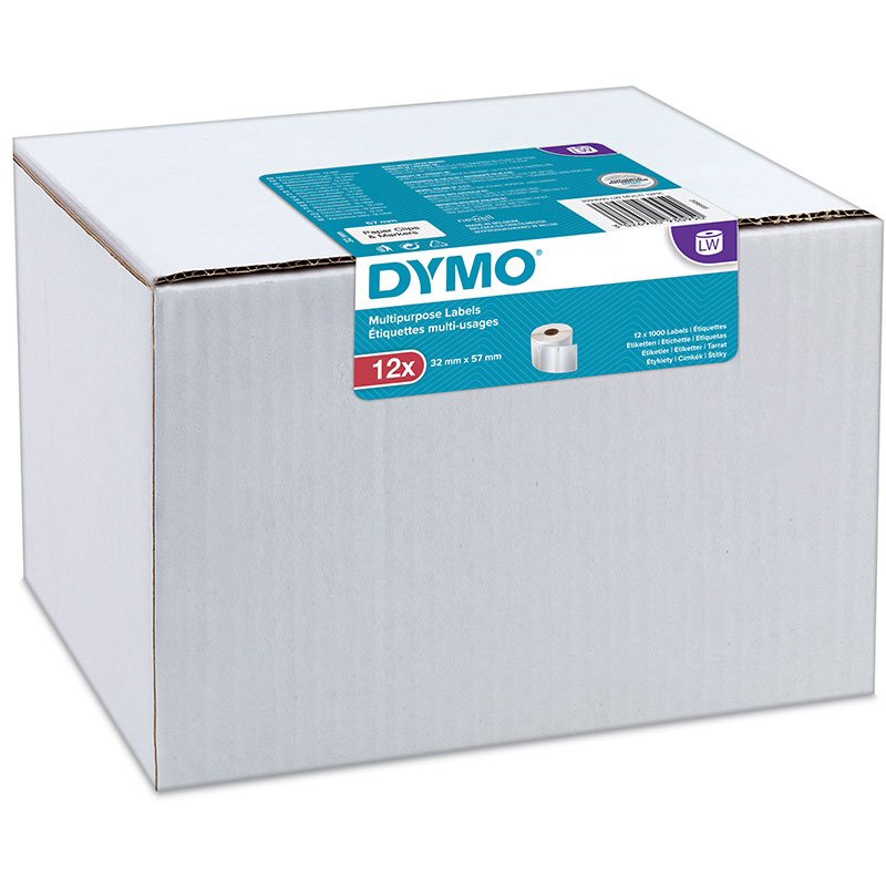 Original Dymo 11354 32 x 57mm Multipurpose Labels 12 Pack (2093095)