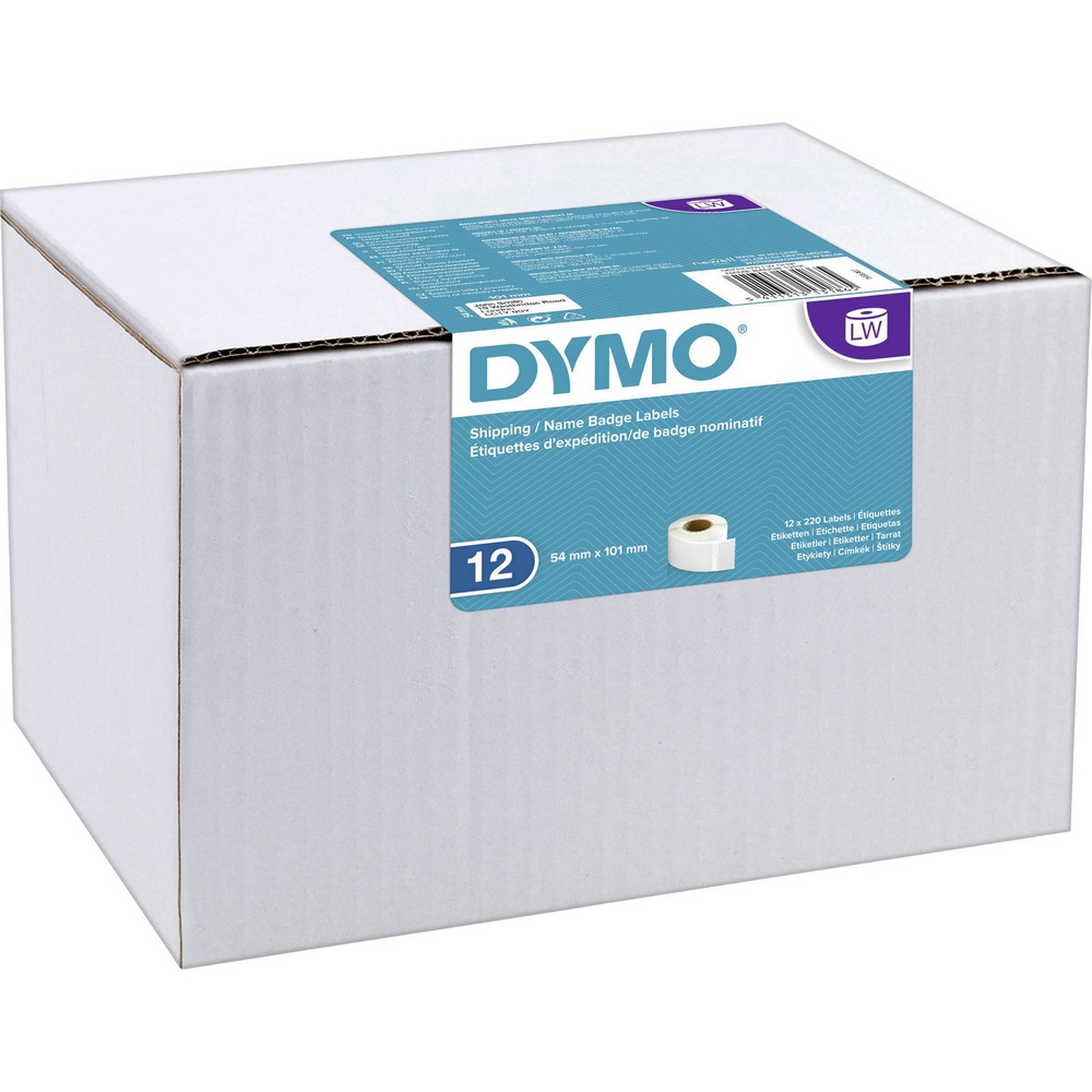 Original Dymo 99014 Shipping / Name Badge Labels 12 Pack (S0722420)