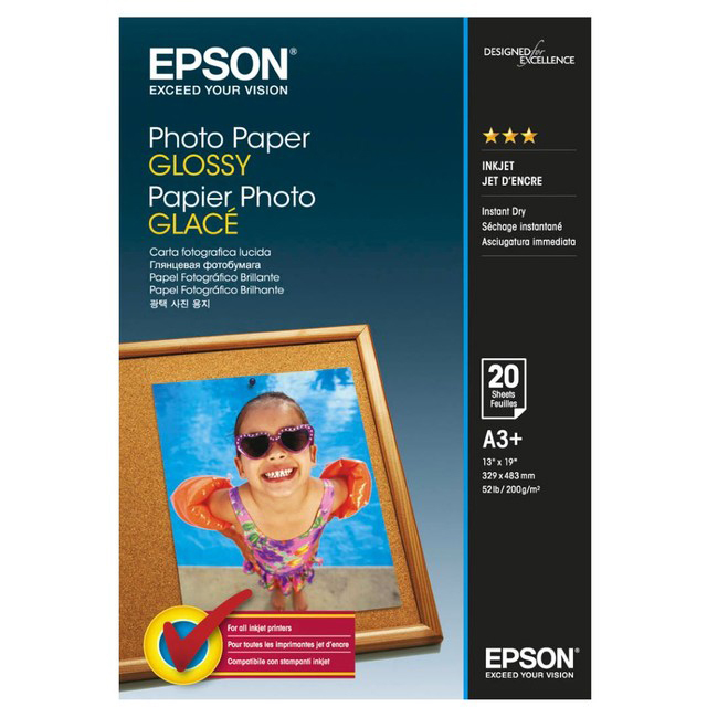 Original Epson S042535 200gsm A3+ Paper Glossy - 20 sheets (C13S042535)