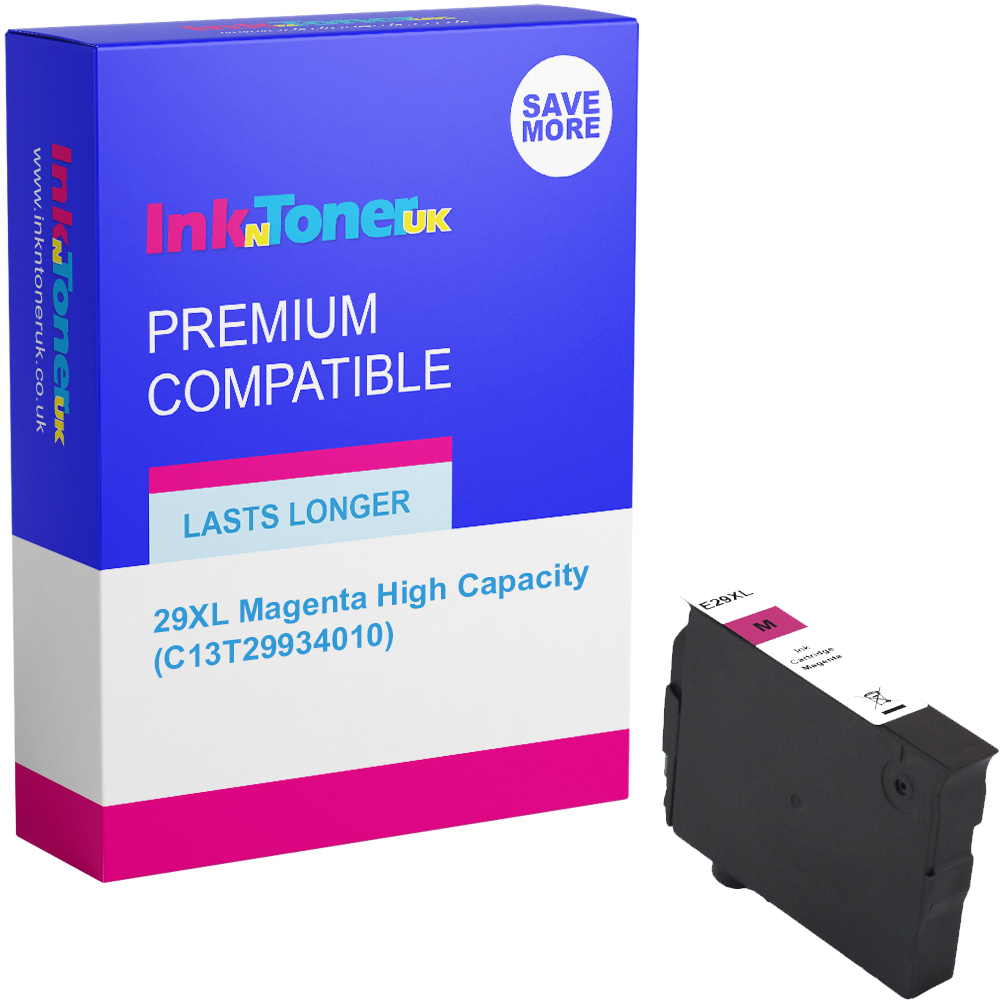 Premium Compatible Epson 29XL Magenta High Capacity Ink Cartridge (C13T29934010) T2993 Strawberry