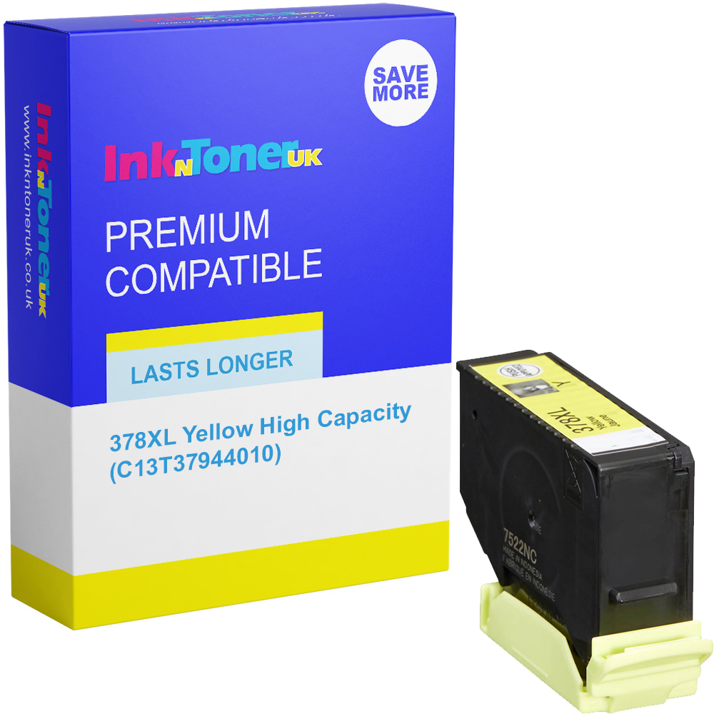 Premium Compatible Epson 378XL Yellow High Capacity Ink Cartridge (C13T37944010) T3794 Squirrel