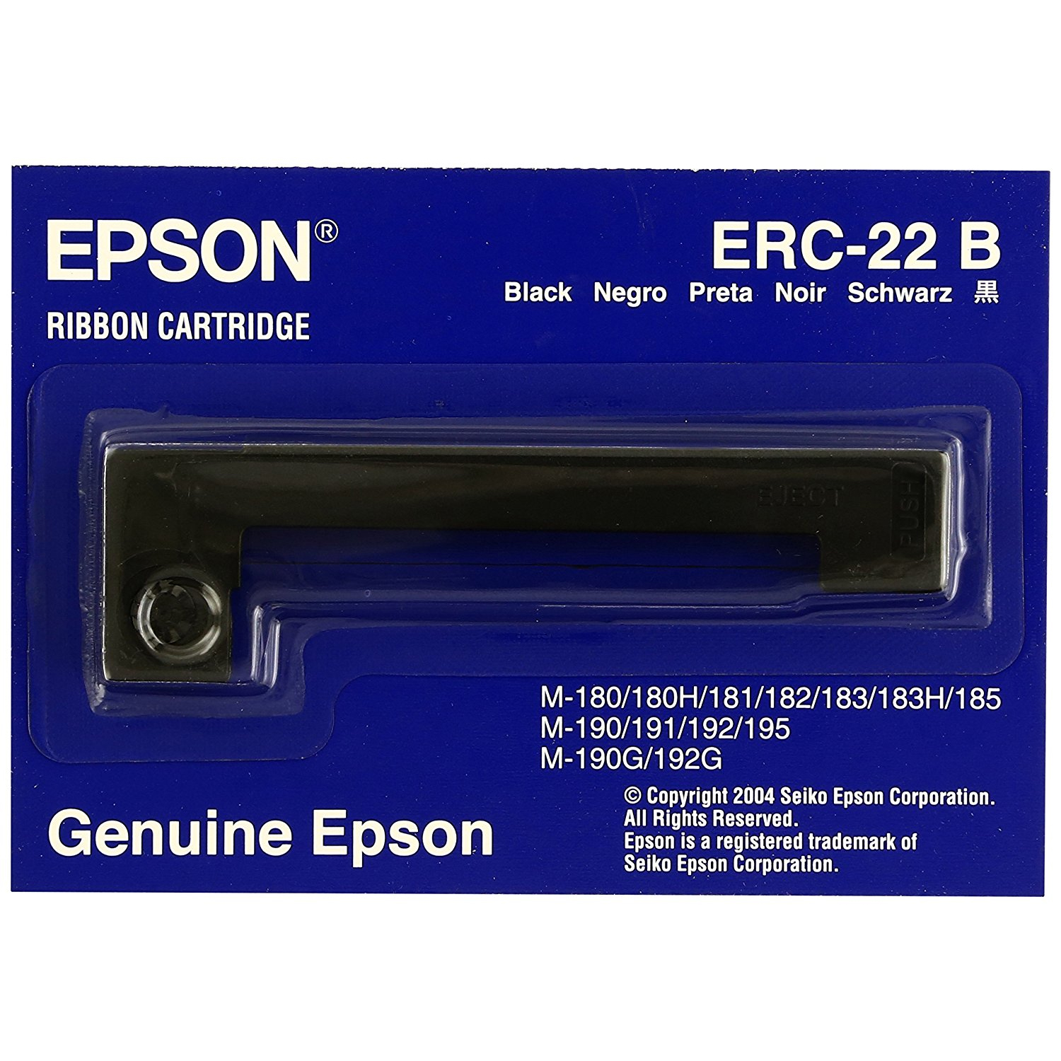 Original Epson ERC-22 Black Fabric Ribbon (C43S015358)