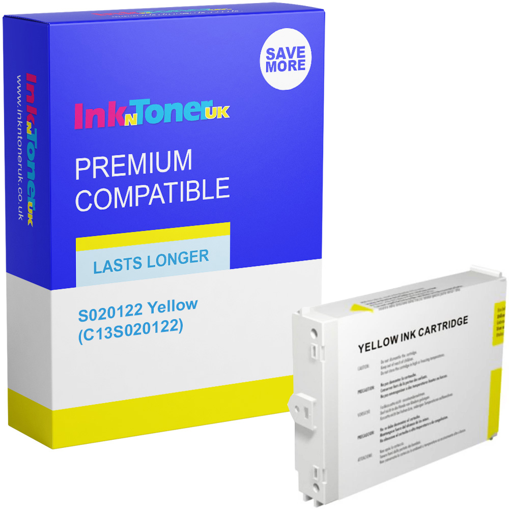 Premium Compatible Epson S020122 Yellow Ink Cartridge (C13S020122)