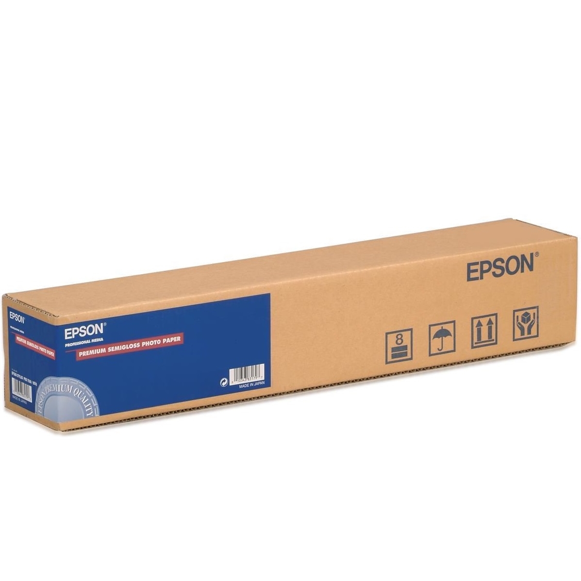 Original Epson S041743 260gsm 16in x 30.5m Premium Semi-Gloss Photo Paper Roll (C13S041743)